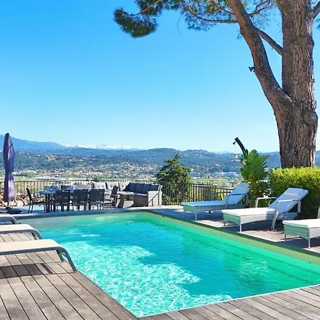 Villa Baia - Luxury House Seaview Near Cannes Pool Mandelieu
